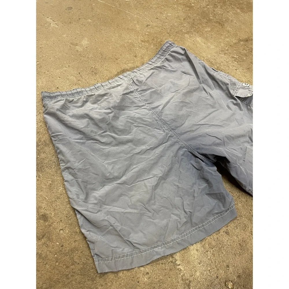 Old Navy Swim Trunks Mens Large Gray Cargo Pocket Mesh Liner Elastic Waist Beach